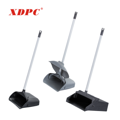 China best price plastic black dustpan set function dust pan with long handle