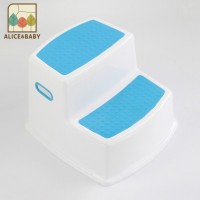 Child Toilet dual height folding child step stool for kids